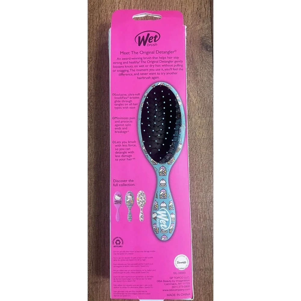 NEW Wet Brush Original Detangler Hair Brush LIMITED EDITION Hello Kitty Gum Drop